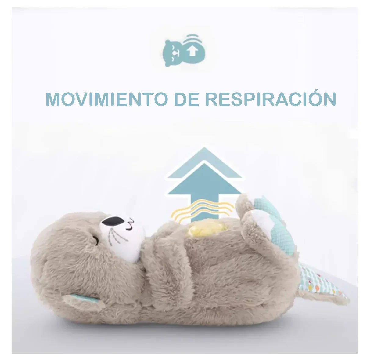 Peluche Nutria Relajante que Respira
