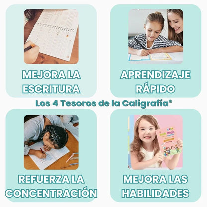 EscribeFácil™ | Kit de Caligrafía Inteligente Reutilizable x4