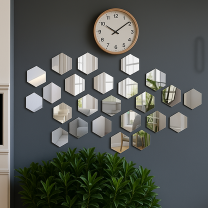 Espejos Adhesivos Hexagonales