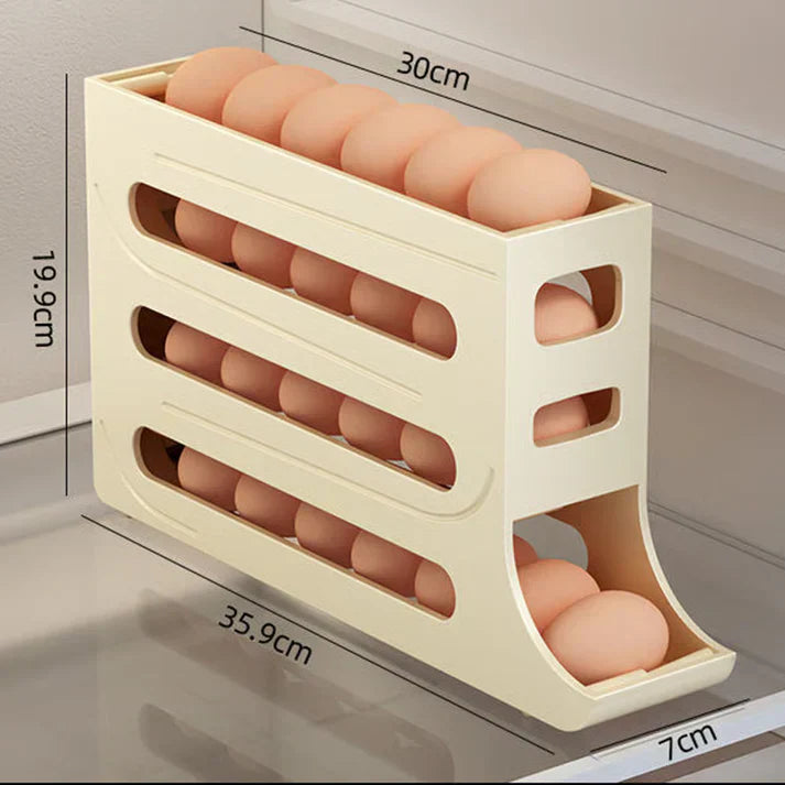 Dispensador Organizador De Huevos de 4 Niveles
