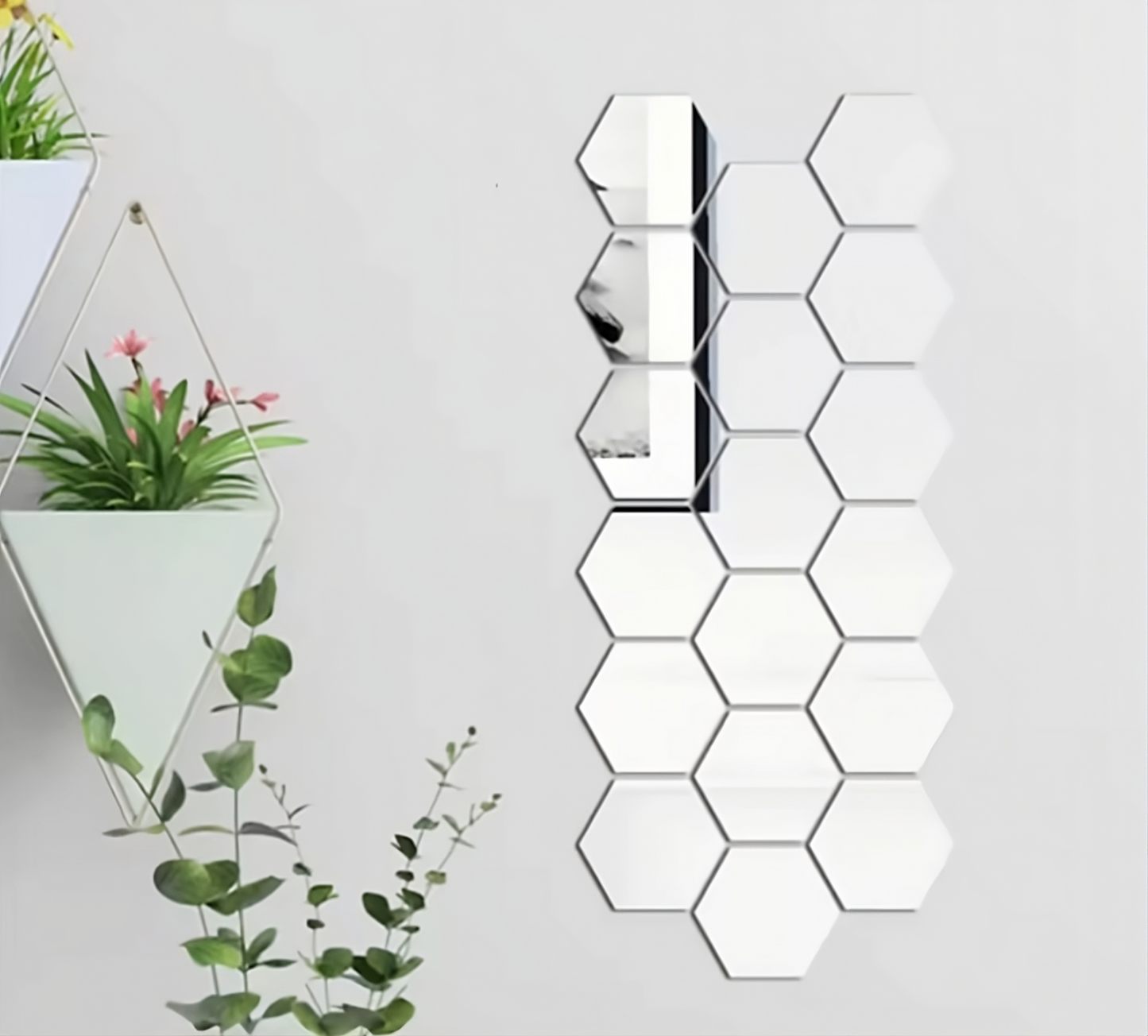 Espejos Adhesivos Hexagonales