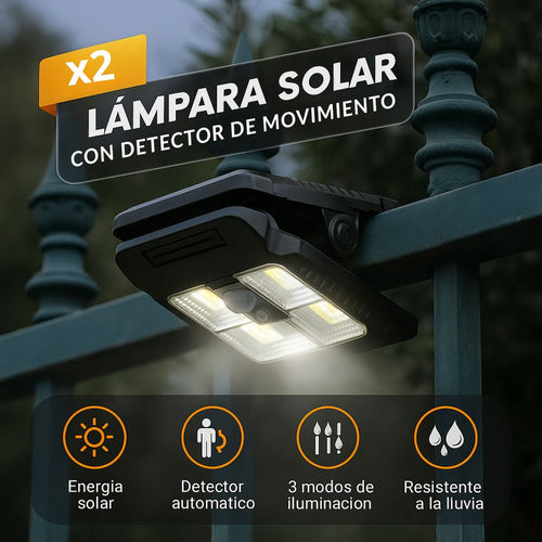 SolarClip - Lámpara Solar Tipo Pinza