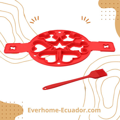 Moldes para Pancake + Brocha