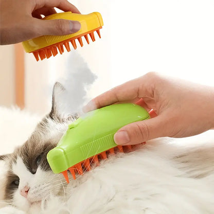 Cepillo Vaporizador para Mascotas 3 en 1