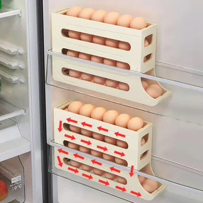 Dispensador Organizador De Huevos de 4 Niveles