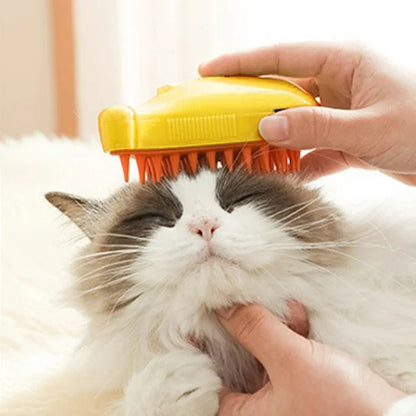 Cepillo Vaporizador para Mascotas 3 en 1