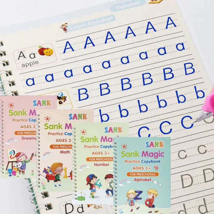 EscribeFácil™ | Kit de Caligrafía Inteligente Reutilizable x4