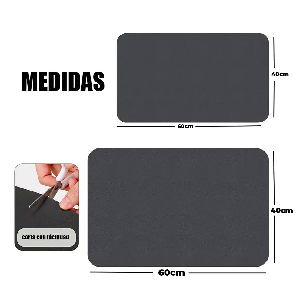 PROMO 2x1 Tapete Super Absorbente Antideslizante